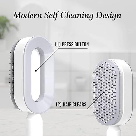 3D Self Cleaning Hair Brush