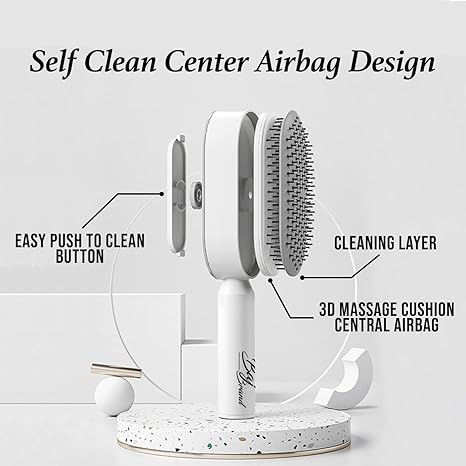 3D Self Cleaning Hair Brush